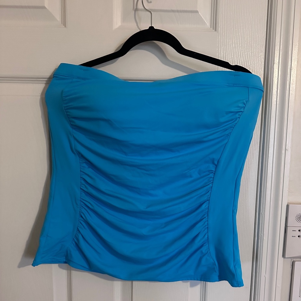 Lands' End Turquoise Swimwear. TWO PIECE